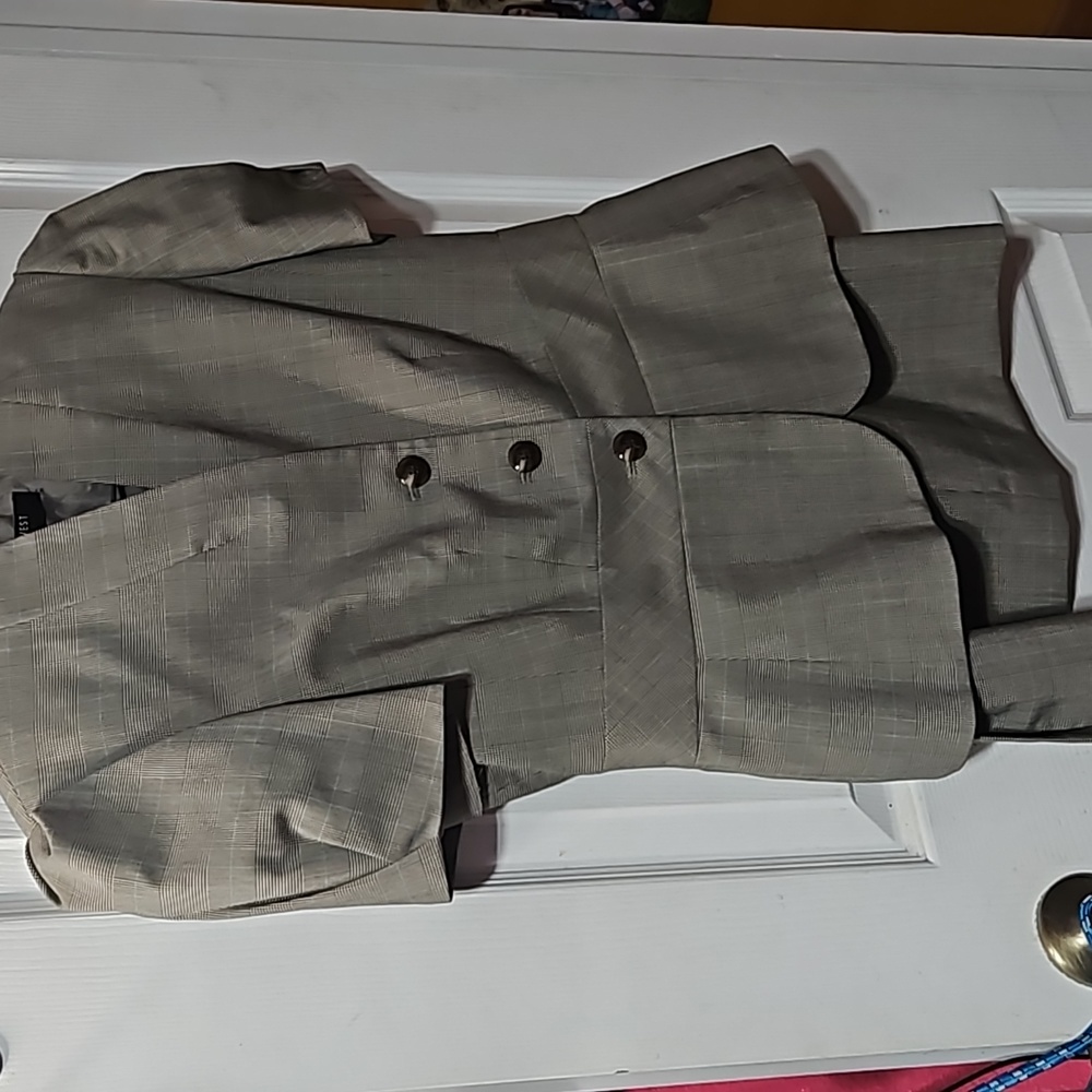 Nine West Gray Blazer Suit Jacket